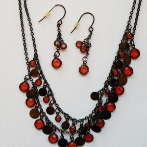Necklace with Matching Earrings